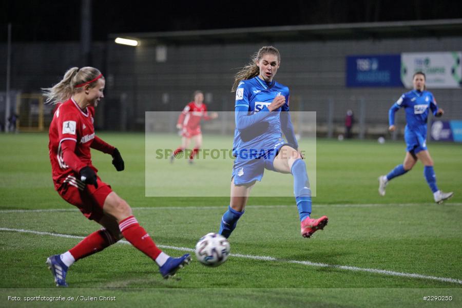 Hanna Glas, Jule Brand, Dietmar-Hopp-Stadion, Sinsheim, 20.03.2021, DFL, sport, action, Fussball, Deutschland, März 2021, Saison 2020/2021, FCB, TSG, Frauen, Viertelfinale, DFB-Pokal, DFB, FC Bayern München, TSG 1899 Hoffenheim - Bild-ID: 2290250 Hanna Glas, Jule Brand, Dietmar-Hopp-Stadion, Sinsheim, 20.03.2021, DFL, sport, action, Fussball, Deutschland, März 2021, Saison 2020/2021, FCB, TSG, Frauen, Viertelfinale, DFB-Pokal, DFB, FC Bayern München, TSG 1899 Hoffenheim - Bild-ID: 2290250