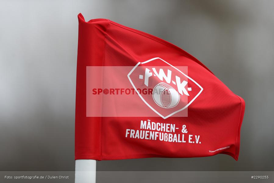 Kickers, Eckfahne, Soccergirl Sportpark, Würzburg, 21.03.2021, DFL, sport, action, Fussball, Deutschland, März 2021, Saison 2020/2021, FCK, FWK, Frauen, Süd, 2. Frauen-Bundesliga, 1. FC Köln, FC Würzburger Kickers - Bild-ID: 2290253