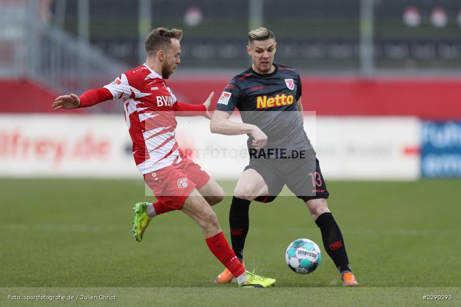 Erik Wekesser, Martin Hašek, FLYERALARM Arena, Würzburg, 21.03.2021, DFL, sport, action, Fussball, Deutschland, März 2021, Saison 2020/2021, SSV, FWK, Bundesliga, 2. Bundesliga, SSV Jahn Regensburg, FC Würzburger Kickers - Bild-ID: 2290293 Erik Wekesser, Martin Hašek, FLYERALARM Arena, Würzburg, 21.03.2021, DFL, sport, action, Fussball, Deutschland, März 2021, Saison 2020/2021, SSV, FWK, Bundesliga, 2. Bundesliga, SSV Jahn Regensburg, FC Würzburger Kickers - Bild-ID: 2290293