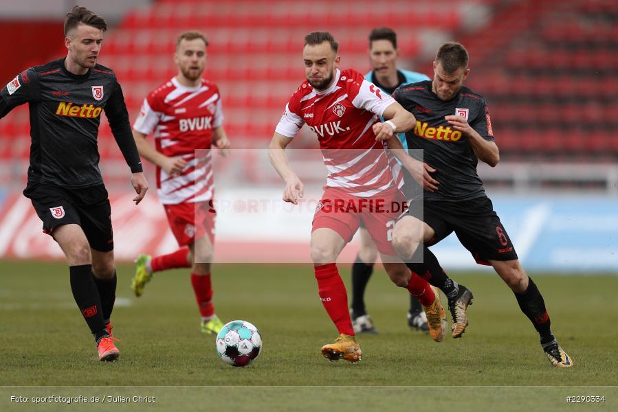 Benedikt Saller, David Kopacz, FLYERALARM Arena, Würzburg, 21.03.2021, DFL, sport, action, Fussball, Deutschland, März 2021, Saison 2020/2021, SSV, FWK, Bundesliga, 2. Bundesliga, SSV Jahn Regensburg, FC Würzburger Kickers - Bild-ID: 2290334 Benedikt Saller, David Kopacz, FLYERALARM Arena, Würzburg, 21.03.2021, DFL, sport, action, Fussball, Deutschland, März 2021, Saison 2020/2021, SSV, FWK, Bundesliga, 2. Bundesliga, SSV Jahn Regensburg, FC Würzburger Kickers - Bild-ID: 2290334