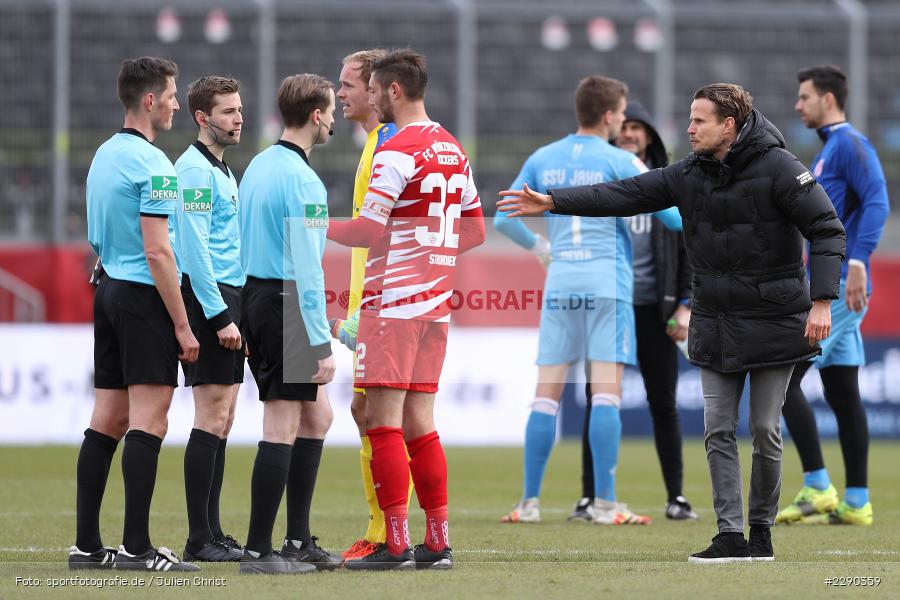 Dr. Matthias Jöllenbeck, Dialog, Wortgefecht, Unzufrieden, Sebastian Schuppan, FLYERALARM Arena, Würzburg, 21.03.2021, DFL, sport, action, Fussball, Deutschland, März 2021, Saison 2020/2021, SSV, FWK, Bundesliga, 2. Bundesliga, SSV Jahn Regensburg, FC Würzburger Kickers - Bild-ID: 2290359 Dr. Matthias Jöllenbeck, Dialog, Wortgefecht, Unzufrieden, Sebastian Schuppan, FLYERALARM Arena, Würzburg, 21.03.2021, DFL, sport, action, Fussball, Deutschland, März 2021, Saison 2020/2021, SSV, FWK, Bundesliga, 2. Bundesliga, SSV Jahn Regensburg, FC Würzburger Kickers - Bild-ID: 2290359