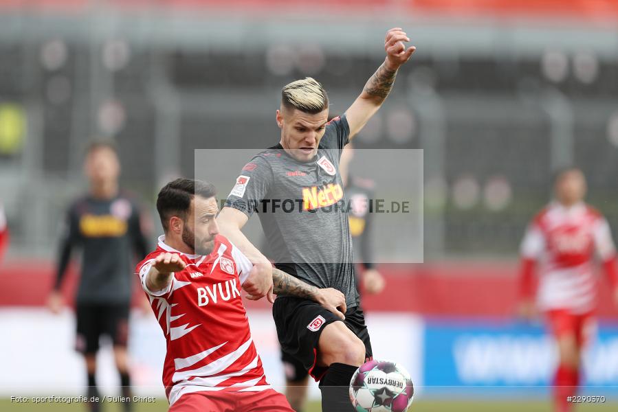 Erik Wekesser, Mitja Lotric, FLYERALARM Arena, Würzburg, 21.03.2021, DFL, sport, action, Fussball, Deutschland, März 2021, Saison 2020/2021, SSV, FWK, Bundesliga, 2. Bundesliga, SSV Jahn Regensburg, FC Würzburger Kickers - Bild-ID: 2290370 Erik Wekesser, Mitja Lotric, FLYERALARM Arena, Würzburg, 21.03.2021, DFL, sport, action, Fussball, Deutschland, März 2021, Saison 2020/2021, SSV, FWK, Bundesliga, 2. Bundesliga, SSV Jahn Regensburg, FC Würzburger Kickers - Bild-ID: 2290370