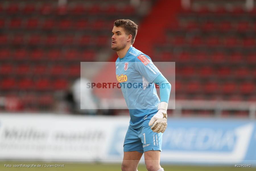 Torwart, Alexander Meyer, FLYERALARM Arena, Würzburg, 21.03.2021, DFL, sport, action, Fussball, Deutschland, März 2021, Saison 2020/2021, SSV, FWK, Bundesliga, 2. Bundesliga, SSV Jahn Regensburg, FC Würzburger Kickers - Bild-ID: 2290392 Torwart, Alexander Meyer, FLYERALARM Arena, Würzburg, 21.03.2021, DFL, sport, action, Fussball, Deutschland, März 2021, Saison 2020/2021, SSV, FWK, Bundesliga, 2. Bundesliga, SSV Jahn Regensburg, FC Würzburger Kickers - Bild-ID: 2290392