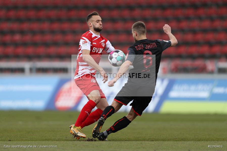 Benedikt Saller, David Kopacz, FLYERALARM Arena, Würzburg, 21.03.2021, DFL, sport, action, Fussball, Deutschland, März 2021, Saison 2020/2021, SSV, FWK, Bundesliga, 2. Bundesliga, SSV Jahn Regensburg, FC Würzburger Kickers - Bild-ID: 2290402 Benedikt Saller, David Kopacz, FLYERALARM Arena, Würzburg, 21.03.2021, DFL, sport, action, Fussball, Deutschland, März 2021, Saison 2020/2021, SSV, FWK, Bundesliga, 2. Bundesliga, SSV Jahn Regensburg, FC Würzburger Kickers - Bild-ID: 2290402