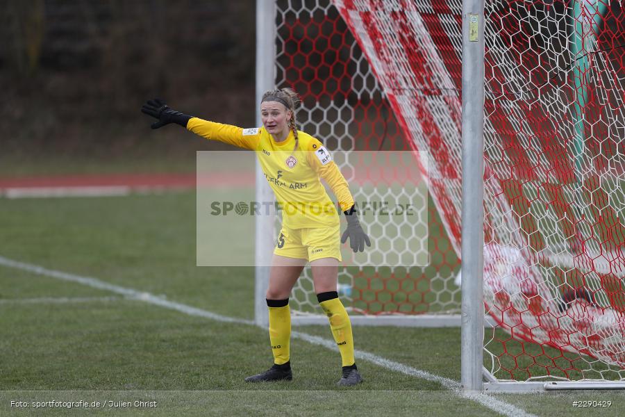 Torfrau, Zeichen, Hände, Gestik, Hannah Johann, Soccergirl Sportpark, Würzburg, 21.03.2021, DFL, sport, action, Fussball, Deutschland, März 2021, Saison 2020/2021, FCK, FWK, Frauen, Süd, 2. Frauen-Bundesliga, 1. FC Köln, FC Würzburger Kickers - Bild-ID: 2290429 Torfrau, Zeichen, Hände, Gestik, Hannah Johann, Soccergirl Sportpark, Würzburg, 21.03.2021, DFL, sport, action, Fussball, Deutschland, März 2021, Saison 2020/2021, FCK, FWK, Frauen, Süd, 2. Frauen-Bundesliga, 1. FC Köln, FC Würzburger Kickers - Bild-ID: 2290429
