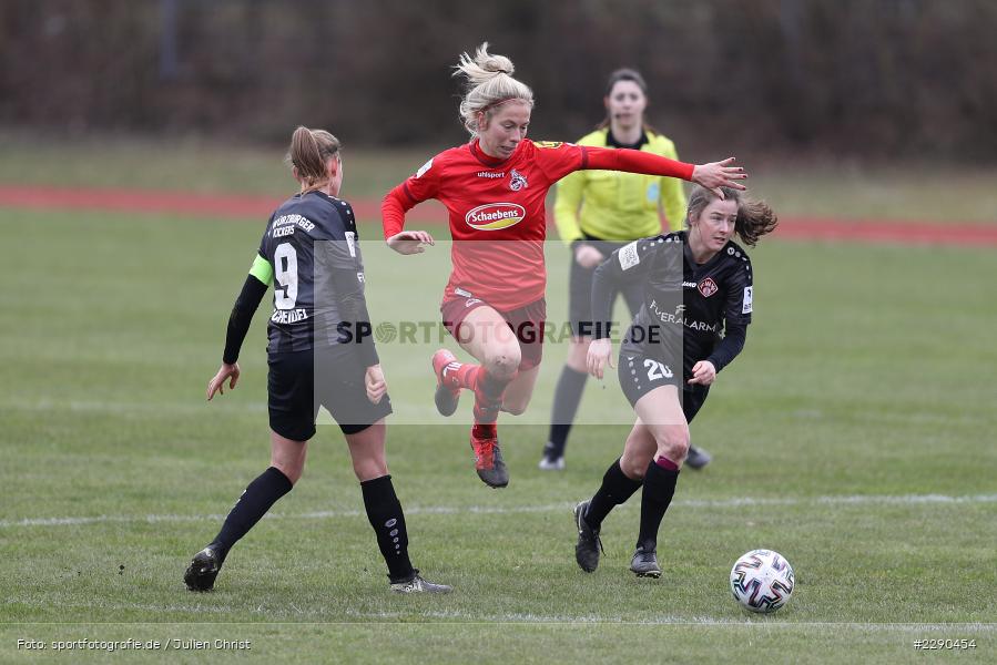 Nicole Kreußer, Luisa Scheidel, Sharon Beck, Soccergirl Sportpark, Würzburg, 21.03.2021, DFL, sport, action, Fussball, Deutschland, März 2021, Saison 2020/2021, FCK, FWK, Frauen, Süd, 2. Frauen-Bundesliga, 1. FC Köln, FC Würzburger Kickers - Bild-ID: 2290454 Nicole Kreußer, Luisa Scheidel, Sharon Beck, Soccergirl Sportpark, Würzburg, 21.03.2021, DFL, sport, action, Fussball, Deutschland, März 2021, Saison 2020/2021, FCK, FWK, Frauen, Süd, 2. Frauen-Bundesliga, 1. FC Köln, FC Würzburger Kickers - Bild-ID: 2290454