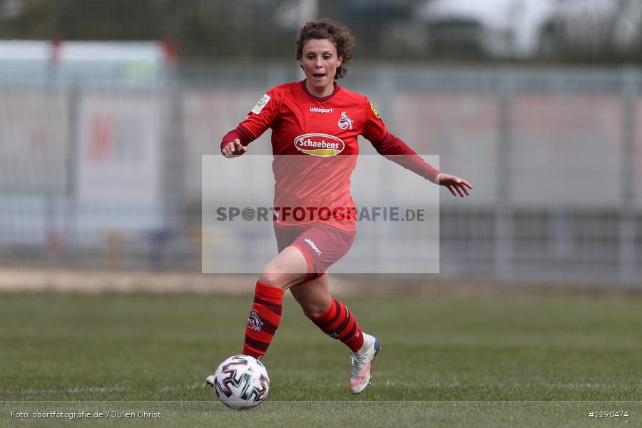 Anja Pfluger, Soccergirl Sportpark, Würzburg, 21.03.2021, DFL, sport, action, Fussball, Deutschland, März 2021, Saison 2020/2021, FCK, FWK, Frauen, Süd, 2. Frauen-Bundesliga, 1. FC Köln, FC Würzburger Kickers - Bild-ID: 2290474