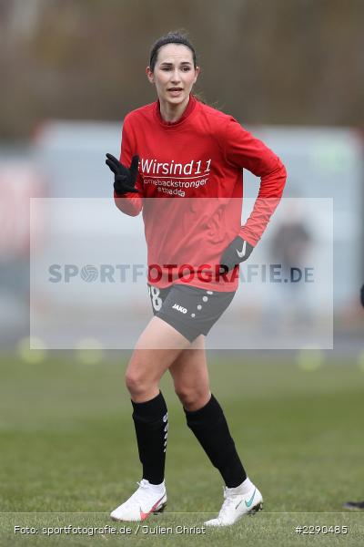 Wirsind11, comebackstronger, Marsia Gath, Soccergirl Sportpark, Würzburg, 21.03.2021, DFL, sport, action, Fussball, Deutschland, März 2021, Saison 2020/2021, FCK, FWK, Frauen, Süd, 2. Frauen-Bundesliga, 1. FC Köln, FC Würzburger Kickers - Bild-ID: 2290485