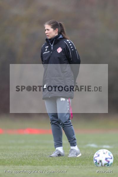 Co-Trainer, Daniela Götz, Soccergirl Sportpark, Würzburg, 21.03.2021, DFL, sport, action, Fussball, Deutschland, März 2021, Saison 2020/2021, FCK, FWK, Frauen, Süd, 2. Frauen-Bundesliga, 1. FC Köln, FC Würzburger Kickers - Bild-ID: 2290491 Co-Trainer, Daniela Götz, Soccergirl Sportpark, Würzburg, 21.03.2021, DFL, sport, action, Fussball, Deutschland, März 2021, Saison 2020/2021, FCK, FWK, Frauen, Süd, 2. Frauen-Bundesliga, 1. FC Köln, FC Würzburger Kickers - Bild-ID: 2290491