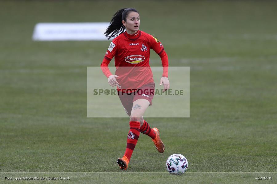 Francesca Calò, Soccergirl Sportpark, Würzburg, 21.03.2021, DFL, sport, action, Fussball, Deutschland, März 2021, Saison 2020/2021, FCK, FWK, Frauen, Süd, 2. Frauen-Bundesliga, 1. FC Köln, FC Würzburger Kickers - Bild-ID: 2290511