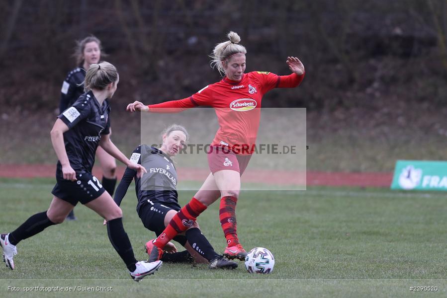 Sharon Beck, Luisa Scheidel, Soccergirl Sportpark, Würzburg, 21.03.2021, DFL, sport, action, Fussball, Deutschland, März 2021, Saison 2020/2021, FCK, FWK, Frauen, Süd, 2. Frauen-Bundesliga, 1. FC Köln, FC Würzburger Kickers - Bild-ID: 2290520