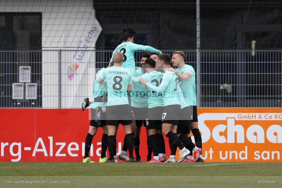Torjubel, Tor, Elia Soriano, Main-Echo Arena, Alzenau, 27.03.2021, DFL, sport, action, Fussball, Deutschland, März 2021, Saison 2020/2021, OFC, FCB, 4. Liga, Regionalliga, Regionalliga Südwest, Kickers Offenbach, FC Bayern Alzenau - Bild-ID: 2290543 Torjubel, Tor, Elia Soriano, Main-Echo Arena, Alzenau, 27.03.2021, DFL, sport, action, Fussball, Deutschland, März 2021, Saison 2020/2021, OFC, FCB, 4. Liga, Regionalliga, Regionalliga Südwest, Kickers Offenbach, FC Bayern Alzenau - Bild-ID: 2290543