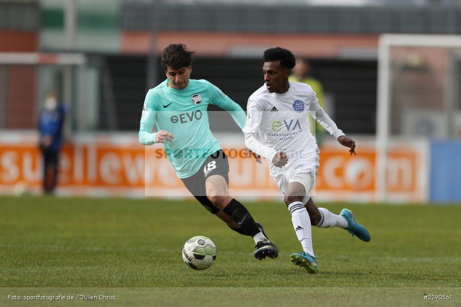 Tunay Deniz, Henok Teklab, Main-Echo Arena, Alzenau, 27.03.2021, DFL, sport, action, Fussball, Deutschland, März 2021, Saison 2020/2021, OFC, FCB, 4. Liga, Regionalliga, Regionalliga Südwest, Kickers Offenbach, FC Bayern Alzenau - Bild-ID: 2290561 Tunay Deniz, Henok Teklab, Main-Echo Arena, Alzenau, 27.03.2021, DFL, sport, action, Fussball, Deutschland, März 2021, Saison 2020/2021, OFC, FCB, 4. Liga, Regionalliga, Regionalliga Südwest, Kickers Offenbach, FC Bayern Alzenau - Bild-ID: 2290561