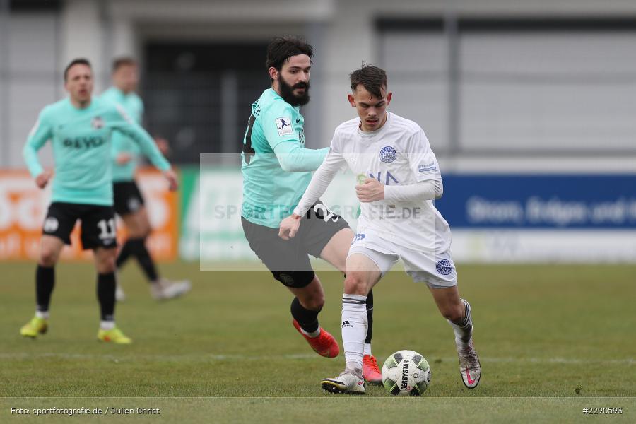 Florent Bojaj, Jonas Kummer, Main-Echo Arena, Alzenau, 27.03.2021, DFL, sport, action, Fussball, Deutschland, März 2021, Saison 2020/2021, OFC, FCB, 4. Liga, Regionalliga, Regionalliga Südwest, Kickers Offenbach, FC Bayern Alzenau - Bild-ID: 2290593 Florent Bojaj, Jonas Kummer, Main-Echo Arena, Alzenau, 27.03.2021, DFL, sport, action, Fussball, Deutschland, März 2021, Saison 2020/2021, OFC, FCB, 4. Liga, Regionalliga, Regionalliga Südwest, Kickers Offenbach, FC Bayern Alzenau - Bild-ID: 2290593
