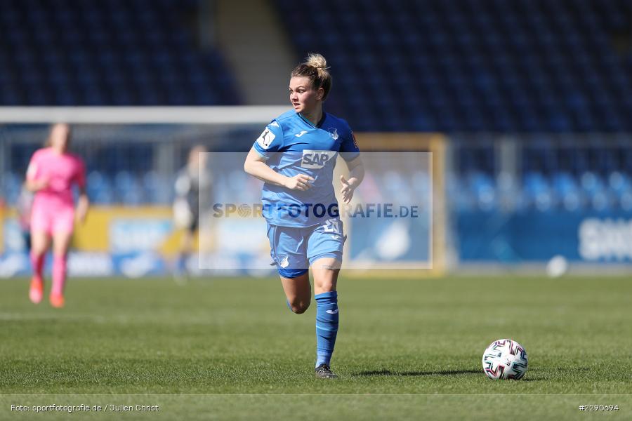 Laura Wienroither, Dietmar-Hopp-Stadion, Sinsheim, 28.03.2021, DFL, sport, action, Fussball, Deutschland, März 2021, Saison 2020/2021, SGS, TSG, Bundesliga, FLYERALARM Frauen-Bundesliga, Frauen, FFBL, SGS Essen, TSG 1899 Hoffenheim - Bild-ID: 2290694 Laura Wienroither, Dietmar-Hopp-Stadion, Sinsheim, 28.03.2021, DFL, sport, action, Fussball, Deutschland, März 2021, Saison 2020/2021, SGS, TSG, Bundesliga, FLYERALARM Frauen-Bundesliga, Frauen, FFBL, SGS Essen, TSG 1899 Hoffenheim - Bild-ID: 2290694