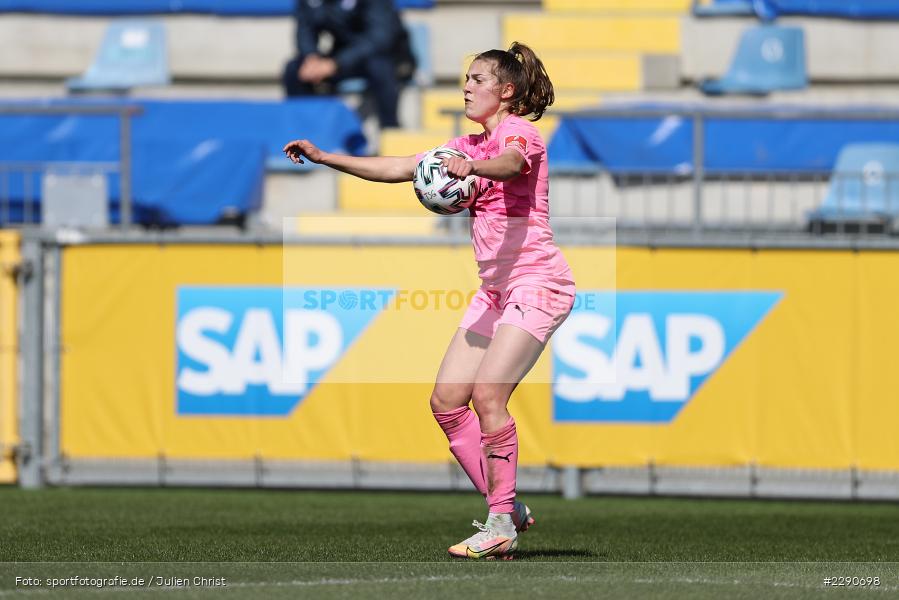 Carlotta Wamser, Dietmar-Hopp-Stadion, Sinsheim, 28.03.2021, DFL, sport, action, Fussball, Deutschland, März 2021, Saison 2020/2021, SGS, TSG, Bundesliga, FLYERALARM Frauen-Bundesliga, Frauen, FFBL, SGS Essen, TSG 1899 Hoffenheim - Bild-ID: 2290698 Carlotta Wamser, Dietmar-Hopp-Stadion, Sinsheim, 28.03.2021, DFL, sport, action, Fussball, Deutschland, März 2021, Saison 2020/2021, SGS, TSG, Bundesliga, FLYERALARM Frauen-Bundesliga, Frauen, FFBL, SGS Essen, TSG 1899 Hoffenheim - Bild-ID: 2290698