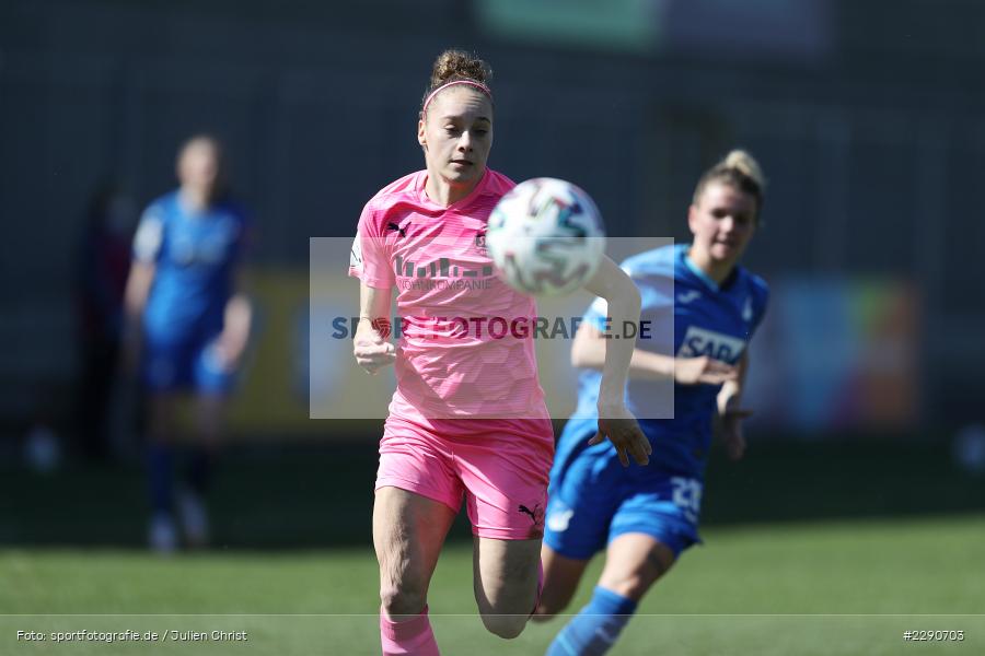 Jacqueline Klasen, Dietmar-Hopp-Stadion, Sinsheim, 28.03.2021, DFL, sport, action, Fussball, Deutschland, März 2021, Saison 2020/2021, SGS, TSG, Bundesliga, FLYERALARM Frauen-Bundesliga, Frauen, FFBL, SGS Essen, TSG 1899 Hoffenheim - Bild-ID: 2290703 Jacqueline Klasen, Dietmar-Hopp-Stadion, Sinsheim, 28.03.2021, DFL, sport, action, Fussball, Deutschland, März 2021, Saison 2020/2021, SGS, TSG, Bundesliga, FLYERALARM Frauen-Bundesliga, Frauen, FFBL, SGS Essen, TSG 1899 Hoffenheim - Bild-ID: 2290703