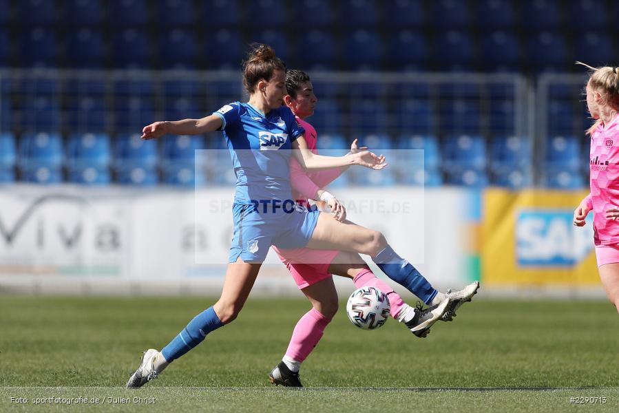 Eleni Markou, Franziska Harsch, Dietmar-Hopp-Stadion, Sinsheim, 28.03.2021, DFL, sport, action, Fussball, Deutschland, März 2021, Saison 2020/2021, SGS, TSG, Bundesliga, FLYERALARM Frauen-Bundesliga, Frauen, FFBL, SGS Essen, TSG 1899 Hoffenheim - Bild-ID: 2290713 Eleni Markou, Franziska Harsch, Dietmar-Hopp-Stadion, Sinsheim, 28.03.2021, DFL, sport, action, Fussball, Deutschland, März 2021, Saison 2020/2021, SGS, TSG, Bundesliga, FLYERALARM Frauen-Bundesliga, Frauen, FFBL, SGS Essen, TSG 1899 Hoffenheim - Bild-ID: 2290713
