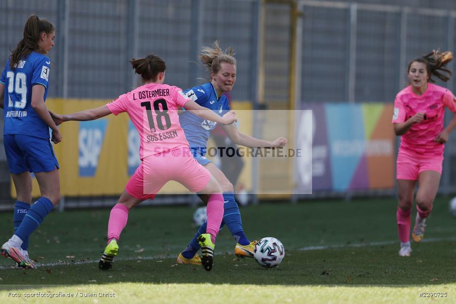 Lena Ostermeier, Maximiliane Rall, Dietmar-Hopp-Stadion, Sinsheim, 28.03.2021, DFL, sport, action, Fussball, Deutschland, März 2021, Saison 2020/2021, SGS, TSG, Bundesliga, FLYERALARM Frauen-Bundesliga, Frauen, FFBL, SGS Essen, TSG 1899 Hoffenheim - Bild-ID: 2290725 Lena Ostermeier, Maximiliane Rall, Dietmar-Hopp-Stadion, Sinsheim, 28.03.2021, DFL, sport, action, Fussball, Deutschland, März 2021, Saison 2020/2021, SGS, TSG, Bundesliga, FLYERALARM Frauen-Bundesliga, Frauen, FFBL, SGS Essen, TSG 1899 Hoffenheim - Bild-ID: 2290725