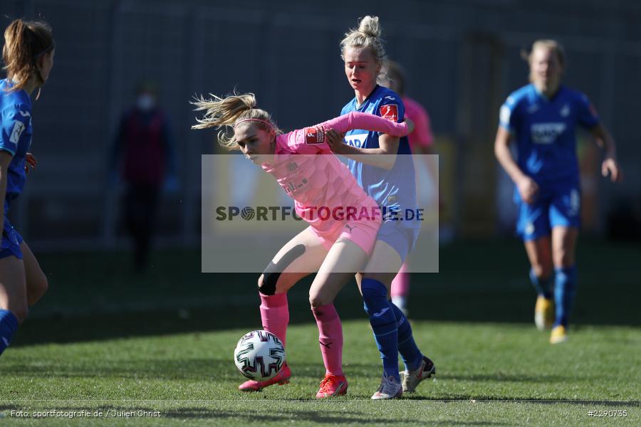 Judith Steinert, Elisa Senß, Dietmar-Hopp-Stadion, Sinsheim, 28.03.2021, DFL, sport, action, Fussball, Deutschland, März 2021, Saison 2020/2021, SGS, TSG, Bundesliga, FLYERALARM Frauen-Bundesliga, Frauen, FFBL, SGS Essen, TSG 1899 Hoffenheim - Bild-ID: 2290735 Judith Steinert, Elisa Senß, Dietmar-Hopp-Stadion, Sinsheim, 28.03.2021, DFL, sport, action, Fussball, Deutschland, März 2021, Saison 2020/2021, SGS, TSG, Bundesliga, FLYERALARM Frauen-Bundesliga, Frauen, FFBL, SGS Essen, TSG 1899 Hoffenheim - Bild-ID: 2290735