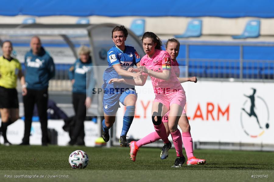 Jana Feldkamp, Laura Wienroither, Dietmar-Hopp-Stadion, Sinsheim, 28.03.2021, DFL, sport, action, Fussball, Deutschland, März 2021, Saison 2020/2021, SGS, TSG, Bundesliga, FLYERALARM Frauen-Bundesliga, Frauen, FFBL, SGS Essen, TSG 1899 Hoffenheim - Bild-ID: 2290740 Jana Feldkamp, Laura Wienroither, Dietmar-Hopp-Stadion, Sinsheim, 28.03.2021, DFL, sport, action, Fussball, Deutschland, März 2021, Saison 2020/2021, SGS, TSG, Bundesliga, FLYERALARM Frauen-Bundesliga, Frauen, FFBL, SGS Essen, TSG 1899 Hoffenheim - Bild-ID: 2290740
