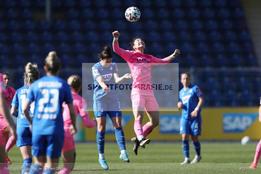 Eleni Markou, Chantal Hagel, Dietmar-Hopp-Stadion, Sinsheim, 28.03.2021, DFL, sport, action, Fussball, Deutschland, März 2021, Saison 2020/2021, SGS, TSG, Bundesliga, FLYERALARM Frauen-Bundesliga, Frauen, FFBL, SGS Essen, TSG 1899 Hoffenheim - Bild-ID: 2290758 Eleni Markou, Chantal Hagel, Dietmar-Hopp-Stadion, Sinsheim, 28.03.2021, DFL, sport, action, Fussball, Deutschland, März 2021, Saison 2020/2021, SGS, TSG, Bundesliga, FLYERALARM Frauen-Bundesliga, Frauen, FFBL, SGS Essen, TSG 1899 Hoffenheim - Bild-ID: 2290758