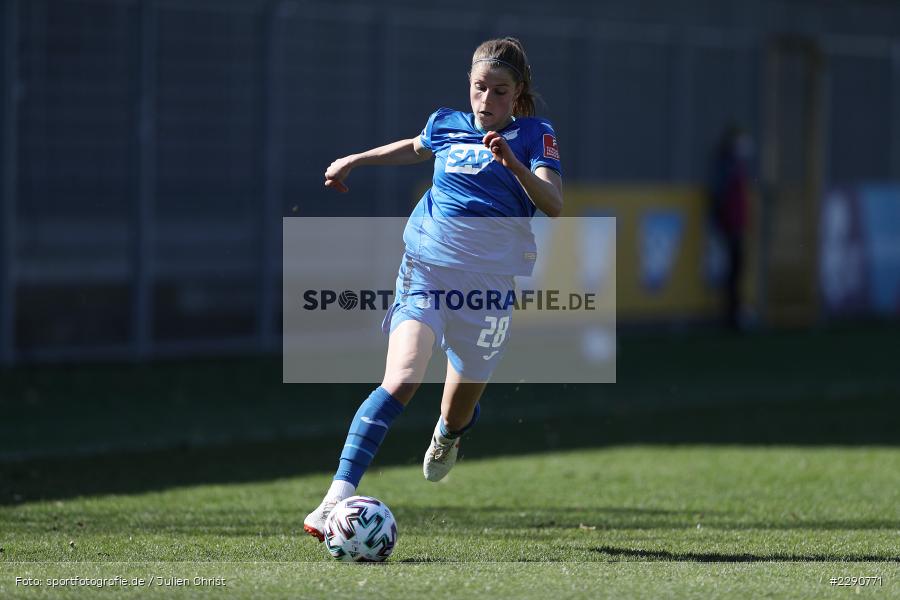 Tabea Waßmuth, Dietmar-Hopp-Stadion, Sinsheim, 28.03.2021, DFL, sport, action, Fussball, Deutschland, März 2021, Saison 2020/2021, SGS, TSG, Bundesliga, FLYERALARM Frauen-Bundesliga, Frauen, FFBL, SGS Essen, TSG 1899 Hoffenheim - Bild-ID: 2290771 Tabea Waßmuth, Dietmar-Hopp-Stadion, Sinsheim, 28.03.2021, DFL, sport, action, Fussball, Deutschland, März 2021, Saison 2020/2021, SGS, TSG, Bundesliga, FLYERALARM Frauen-Bundesliga, Frauen, FFBL, SGS Essen, TSG 1899 Hoffenheim - Bild-ID: 2290771