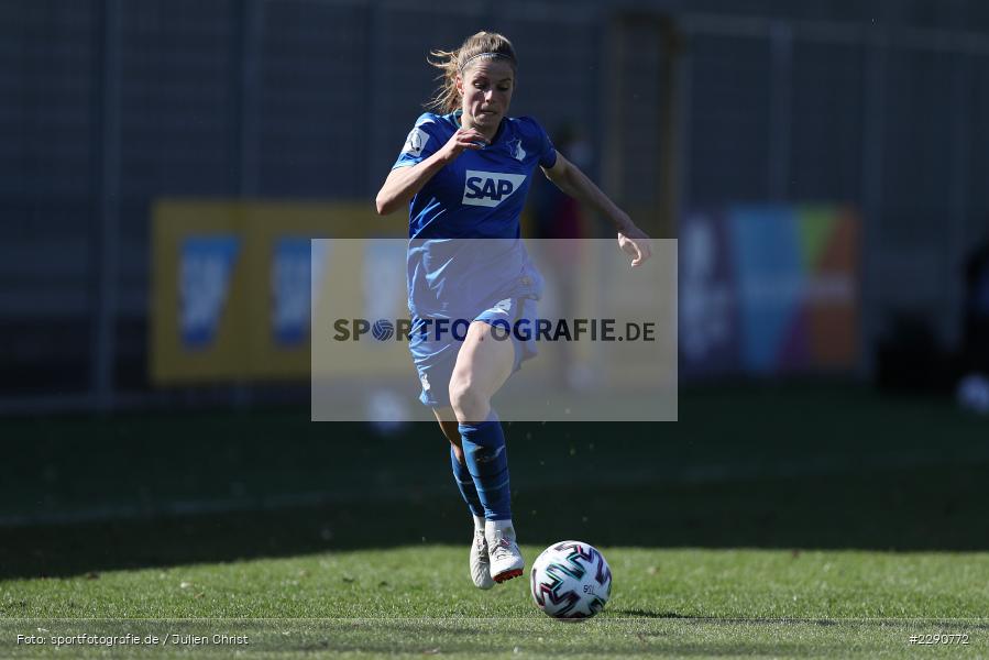 Tabea Waßmuth, Dietmar-Hopp-Stadion, Sinsheim, 28.03.2021, DFL, sport, action, Fussball, Deutschland, März 2021, Saison 2020/2021, SGS, TSG, Bundesliga, FLYERALARM Frauen-Bundesliga, Frauen, FFBL, SGS Essen, TSG 1899 Hoffenheim - Bild-ID: 2290772