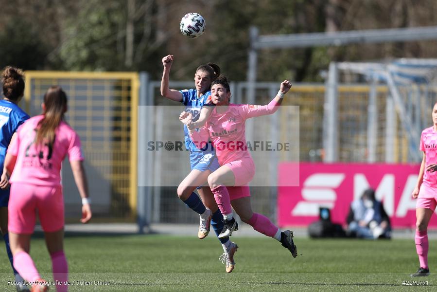 Eleni Markou, Jule Brand, Dietmar-Hopp-Stadion, Sinsheim, 28.03.2021, DFL, sport, action, Fussball, Deutschland, März 2021, Saison 2020/2021, SGS, TSG, Bundesliga, FLYERALARM Frauen-Bundesliga, Frauen, FFBL, SGS Essen, TSG 1899 Hoffenheim - Bild-ID: 2290791 Eleni Markou, Jule Brand, Dietmar-Hopp-Stadion, Sinsheim, 28.03.2021, DFL, sport, action, Fussball, Deutschland, März 2021, Saison 2020/2021, SGS, TSG, Bundesliga, FLYERALARM Frauen-Bundesliga, Frauen, FFBL, SGS Essen, TSG 1899 Hoffenheim - Bild-ID: 2290791