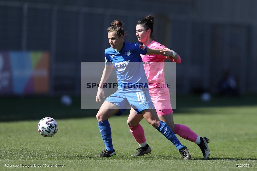 Eleni Markou, Nicole Billa, Dietmar-Hopp-Stadion, Sinsheim, 28.03.2021, DFL, sport, action, Fussball, Deutschland, März 2021, Saison 2020/2021, SGS, TSG, Bundesliga, FLYERALARM Frauen-Bundesliga, Frauen, FFBL, SGS Essen, TSG 1899 Hoffenheim - Bild-ID: 2290794 Eleni Markou, Nicole Billa, Dietmar-Hopp-Stadion, Sinsheim, 28.03.2021, DFL, sport, action, Fussball, Deutschland, März 2021, Saison 2020/2021, SGS, TSG, Bundesliga, FLYERALARM Frauen-Bundesliga, Frauen, FFBL, SGS Essen, TSG 1899 Hoffenheim - Bild-ID: 2290794