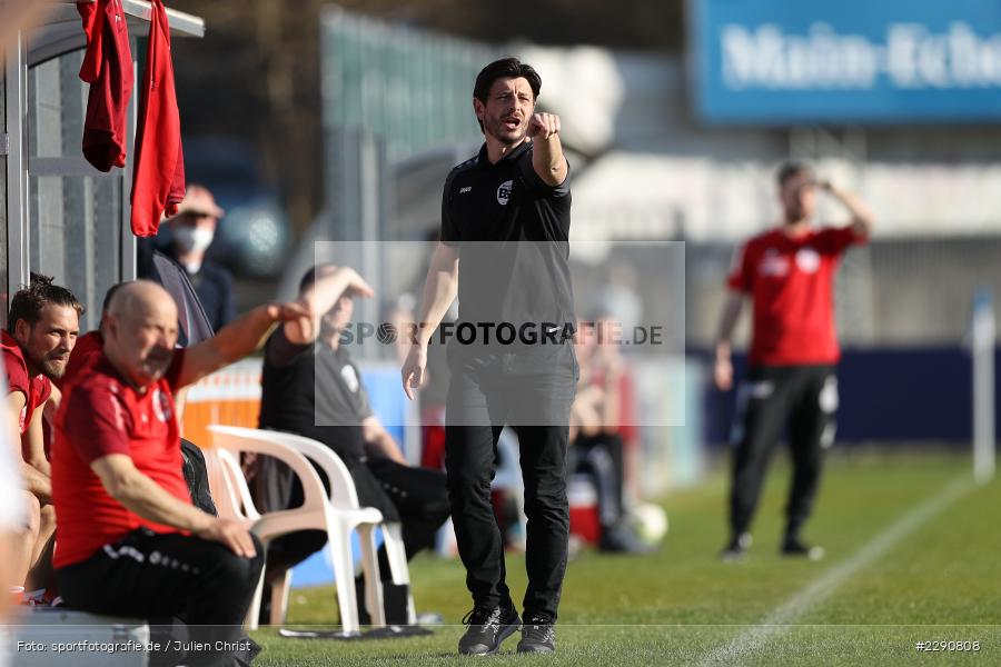 Dennis Bührer, Hände, Arme, gestikuliert, Main-Echo Arena, Alzenau, 30.03.2021, DFB, sport, action, Fussball, Deutschland, März 2021, Saison 2020/2021, BSC, FCB, 4. Liga, Regionalliga, Regionalliga Südwest, Bahlinger SC, FC Bayern Alzenau - Bild-ID: 2290808
