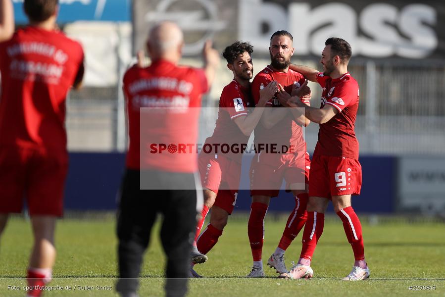 Lucas Torres, Torjubel, Yannick Häringer, Main-Echo Arena, Alzenau, 30.03.2021, DFB, sport, action, Fussball, Deutschland, März 2021, Saison 2020/2021, BSC, FCB, 4. Liga, Regionalliga, Regionalliga Südwest, Bahlinger SC, FC Bayern Alzenau - Bild-ID: 2290813 Lucas Torres, Torjubel, Yannick Häringer, Main-Echo Arena, Alzenau, 30.03.2021, DFB, sport, action, Fussball, Deutschland, März 2021, Saison 2020/2021, BSC, FCB, 4. Liga, Regionalliga, Regionalliga Südwest, Bahlinger SC, FC Bayern Alzenau - Bild-ID: 2290813