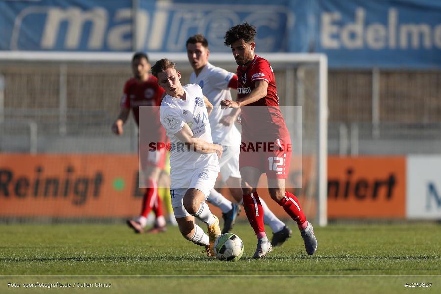 Lucas Torres, Maximilian Brauburger, Main-Echo Arena, Alzenau, 30.03.2021, DFB, sport, action, Fussball, Deutschland, März 2021, Saison 2020/2021, BSC, FCB, 4. Liga, Regionalliga, Regionalliga Südwest, Bahlinger SC, FC Bayern Alzenau - Bild-ID: 2290827 Lucas Torres, Maximilian Brauburger, Main-Echo Arena, Alzenau, 30.03.2021, DFB, sport, action, Fussball, Deutschland, März 2021, Saison 2020/2021, BSC, FCB, 4. Liga, Regionalliga, Regionalliga Südwest, Bahlinger SC, FC Bayern Alzenau - Bild-ID: 2290827