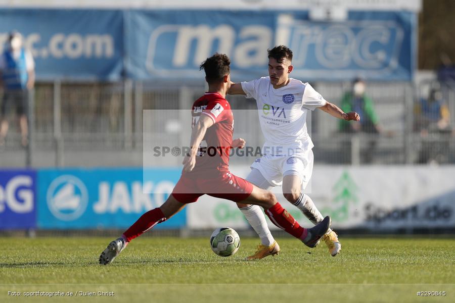 Lucas Torres, Jonas Kummer, Main-Echo Arena, Alzenau, 30.03.2021, DFB, sport, action, Fussball, Deutschland, März 2021, Saison 2020/2021, BSC, FCB, 4. Liga, Regionalliga, Regionalliga Südwest, Bahlinger SC, FC Bayern Alzenau - Bild-ID: 2290845 Lucas Torres, Jonas Kummer, Main-Echo Arena, Alzenau, 30.03.2021, DFB, sport, action, Fussball, Deutschland, März 2021, Saison 2020/2021, BSC, FCB, 4. Liga, Regionalliga, Regionalliga Südwest, Bahlinger SC, FC Bayern Alzenau - Bild-ID: 2290845