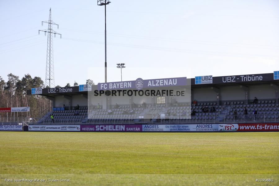 Stadion, UBZ-Tribüne, Main-Echo Arena, Alzenau, 30.03.2021, DFB, sport, action, Fussball, Deutschland, März 2021, Saison 2020/2021, BSC, FCB, 4. Liga, Regionalliga, Regionalliga Südwest, Bahlinger SC, FC Bayern Alzenau - Bild-ID: 2290882 Stadion, UBZ-Tribüne, Main-Echo Arena, Alzenau, 30.03.2021, DFB, sport, action, Fussball, Deutschland, März 2021, Saison 2020/2021, BSC, FCB, 4. Liga, Regionalliga, Regionalliga Südwest, Bahlinger SC, FC Bayern Alzenau - Bild-ID: 2290882