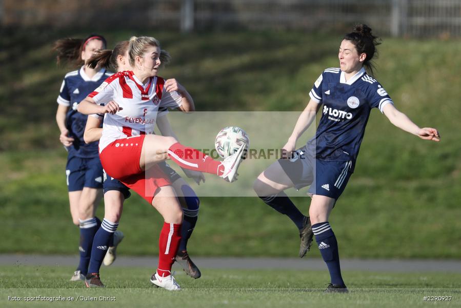 Kathrin Schermuly, Jenaya Robertson, Soccergirl Sportpark, Würzburg, 31.03.2021, DFB, sport, action, Fussball, Deutschland, März 2021, Saison 2020/2021, SGA, FWK, Frauen, Süd, 2. Frauen-Bundesliga, SG 99 Andernach, FC Würzburger Kickers - Bild-ID: 2290927 Kathrin Schermuly, Jenaya Robertson, Soccergirl Sportpark, Würzburg, 31.03.2021, DFB, sport, action, Fussball, Deutschland, März 2021, Saison 2020/2021, SGA, FWK, Frauen, Süd, 2. Frauen-Bundesliga, SG 99 Andernach, FC Würzburger Kickers - Bild-ID: 2290927