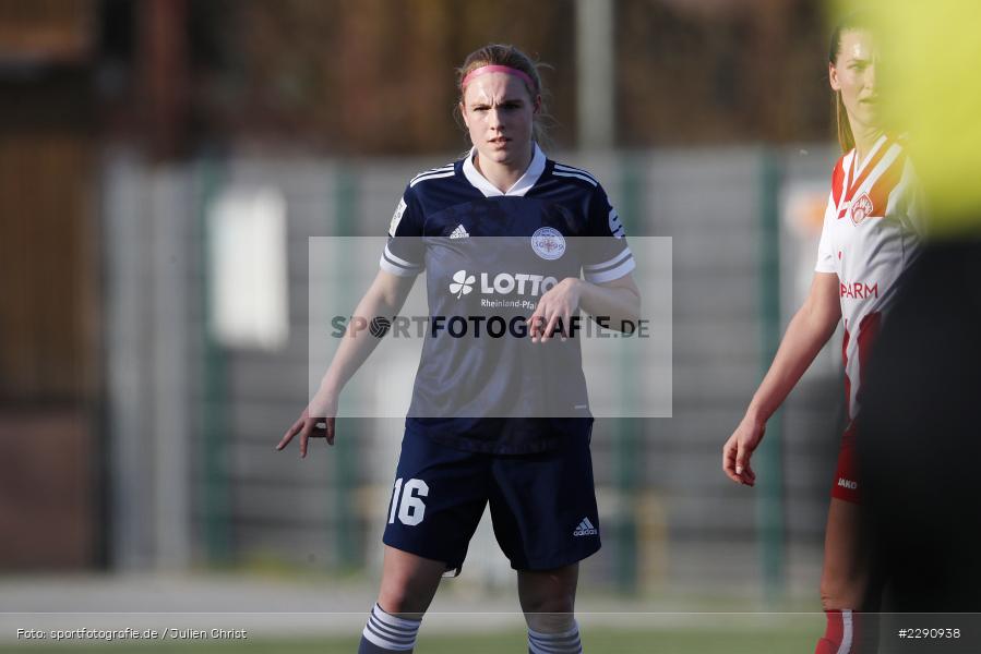 Karla Engels, Soccergirl Sportpark, Würzburg, 31.03.2021, DFB, sport, action, Fussball, Deutschland, März 2021, Saison 2020/2021, SGA, FWK, Frauen, Süd, 2. Frauen-Bundesliga, SG 99 Andernach, FC Würzburger Kickers - Bild-ID: 2290938