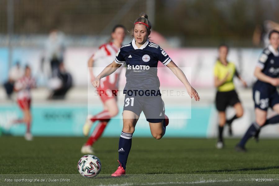 Antonia Hornberg, Soccergirl Sportpark, Würzburg, 31.03.2021, DFB, sport, action, Fussball, Deutschland, März 2021, Saison 2020/2021, SGA, FWK, Frauen, Süd, 2. Frauen-Bundesliga, SG 99 Andernach, FC Würzburger Kickers - Bild-ID: 2290947