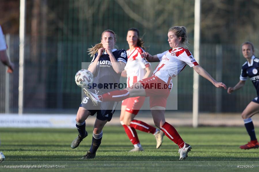 Jenaya Robertson, Karla Engels, Soccergirl Sportpark, Würzburg, 31.03.2021, DFB, sport, action, Fussball, Deutschland, März 2021, Saison 2020/2021, SGA, FWK, Frauen, Süd, 2. Frauen-Bundesliga, SG 99 Andernach, FC Würzburger Kickers - Bild-ID: 2290960 Jenaya Robertson, Karla Engels, Soccergirl Sportpark, Würzburg, 31.03.2021, DFB, sport, action, Fussball, Deutschland, März 2021, Saison 2020/2021, SGA, FWK, Frauen, Süd, 2. Frauen-Bundesliga, SG 99 Andernach, FC Würzburger Kickers - Bild-ID: 2290960