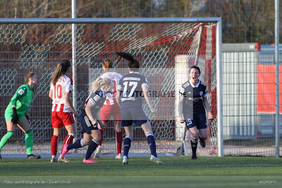 Torjubel, Tor, Kathrin Schermuly, Soccergirl Sportpark, Würzburg, 31.03.2021, DFB, sport, action, Fussball, Deutschland, März 2021, Saison 2020/2021, SGA, FWK, Frauen, Süd, 2. Frauen-Bundesliga, SG 99 Andernach, FC Würzburger Kickers - Bild-ID: 2290971 Torjubel, Tor, Kathrin Schermuly, Soccergirl Sportpark, Würzburg, 31.03.2021, DFB, sport, action, Fussball, Deutschland, März 2021, Saison 2020/2021, SGA, FWK, Frauen, Süd, 2. Frauen-Bundesliga, SG 99 Andernach, FC Würzburger Kickers - Bild-ID: 2290971