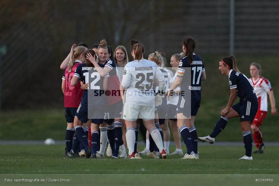 Magdalena Schumacher, Luisa Mais, Sieg, Jubel, Kathrin Günther, Soccergirl Sportpark, Würzburg, 31.03.2021, DFB, sport, action, Fussball, Deutschland, März 2021, Saison 2020/2021, SGA, FWK, Frauen, Süd, 2. Frauen-Bundesliga, SG 99 Andernach, FC Würzburger Kickers - Bild-ID: 2290990 Magdalena Schumacher, Luisa Mais, Sieg, Jubel, Kathrin Günther, Soccergirl Sportpark, Würzburg, 31.03.2021, DFB, sport, action, Fussball, Deutschland, März 2021, Saison 2020/2021, SGA, FWK, Frauen, Süd, 2. Frauen-Bundesliga, SG 99 Andernach, FC Würzburger Kickers - Bild-ID: 2290990