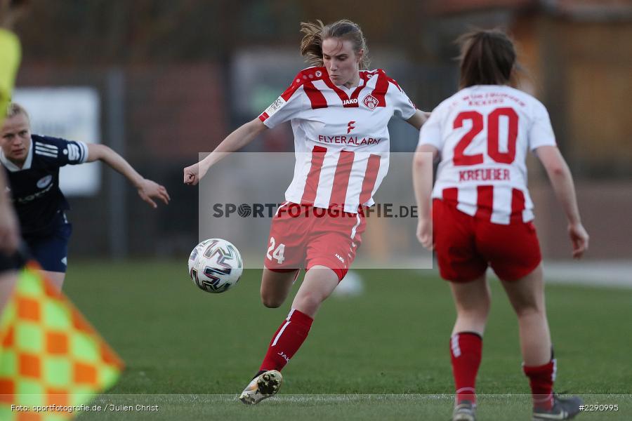 Laura Gerst, Soccergirl Sportpark, Würzburg, 31.03.2021, DFB, sport, action, Fussball, Deutschland, März 2021, Saison 2020/2021, SGA, FWK, Frauen, Süd, 2. Frauen-Bundesliga, SG 99 Andernach, FC Würzburger Kickers - Bild-ID: 2290995