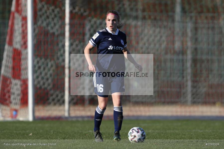 Karla Engels, Soccergirl Sportpark, Würzburg, 31.03.2021, DFB, sport, action, Fussball, Deutschland, März 2021, Saison 2020/2021, SGA, FWK, Frauen, Süd, 2. Frauen-Bundesliga, SG 99 Andernach, FC Würzburger Kickers - Bild-ID: 2291009