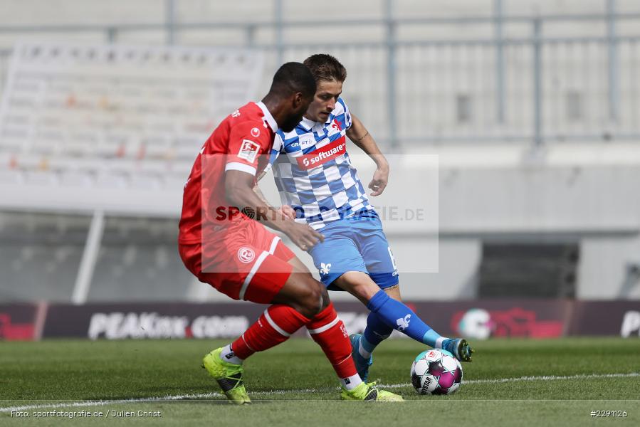 Kevin Danso, Marvin Mehlem, Merck-Stadion, Darmstadt, 04.04.2021, DFL, sport, action, Fussball, Deutschland, April 2021, Saison 2020/2021, F95, SVD, Bundesliga, 2. Bundesliga, Fortuna Düsseldorf, SV Darmstadt 98 - Bild-ID: 2291126
