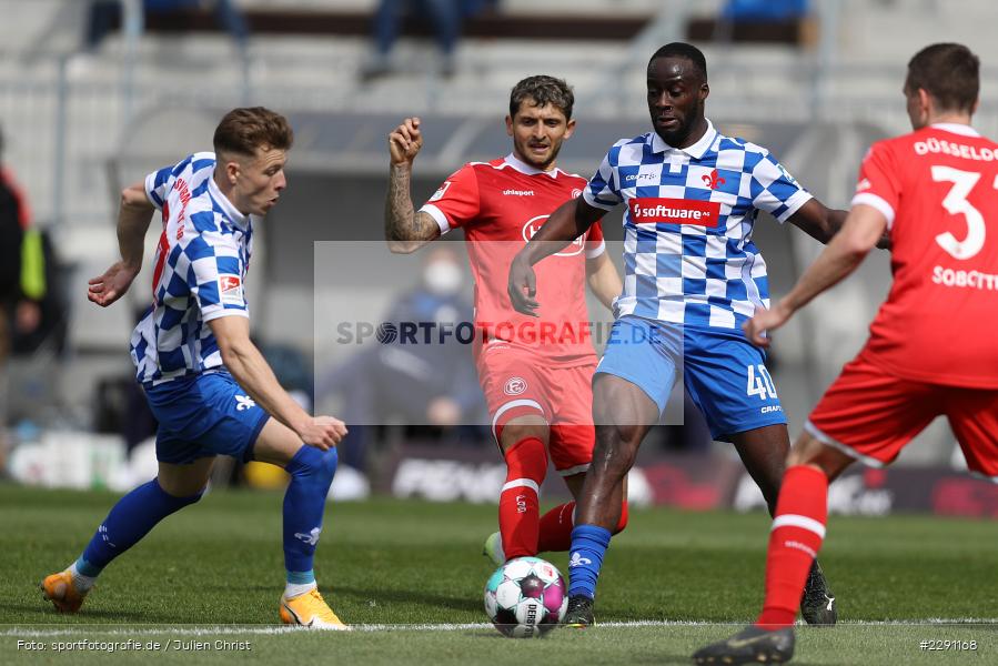 Tim Skarke, Erich Berko, Merck-Stadion, Darmstadt, 04.04.2021, DFL, sport, action, Fussball, Deutschland, April 2021, Saison 2020/2021, F95, SVD, Bundesliga, 2. Bundesliga, Fortuna Düsseldorf, SV Darmstadt 98 - Bild-ID: 2291168 Tim Skarke, Erich Berko, Merck-Stadion, Darmstadt, 04.04.2021, DFL, sport, action, Fussball, Deutschland, April 2021, Saison 2020/2021, F95, SVD, Bundesliga, 2. Bundesliga, Fortuna Düsseldorf, SV Darmstadt 98 - Bild-ID: 2291168