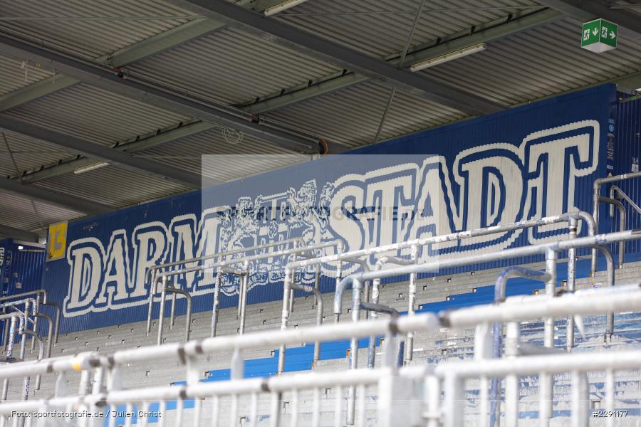 Leere Tribüne, Geisterspiel, Merck-Stadion, Darmstadt, 04.04.2021, DFL, sport, action, Fussball, Deutschland, April 2021, Saison 2020/2021, F95, SVD, Bundesliga, 2. Bundesliga, Fortuna Düsseldorf, SV Darmstadt 98 - Bild-ID: 2291177 Leere Tribüne, Geisterspiel, Merck-Stadion, Darmstadt, 04.04.2021, DFL, sport, action, Fussball, Deutschland, April 2021, Saison 2020/2021, F95, SVD, Bundesliga, 2. Bundesliga, Fortuna Düsseldorf, SV Darmstadt 98 - Bild-ID: 2291177