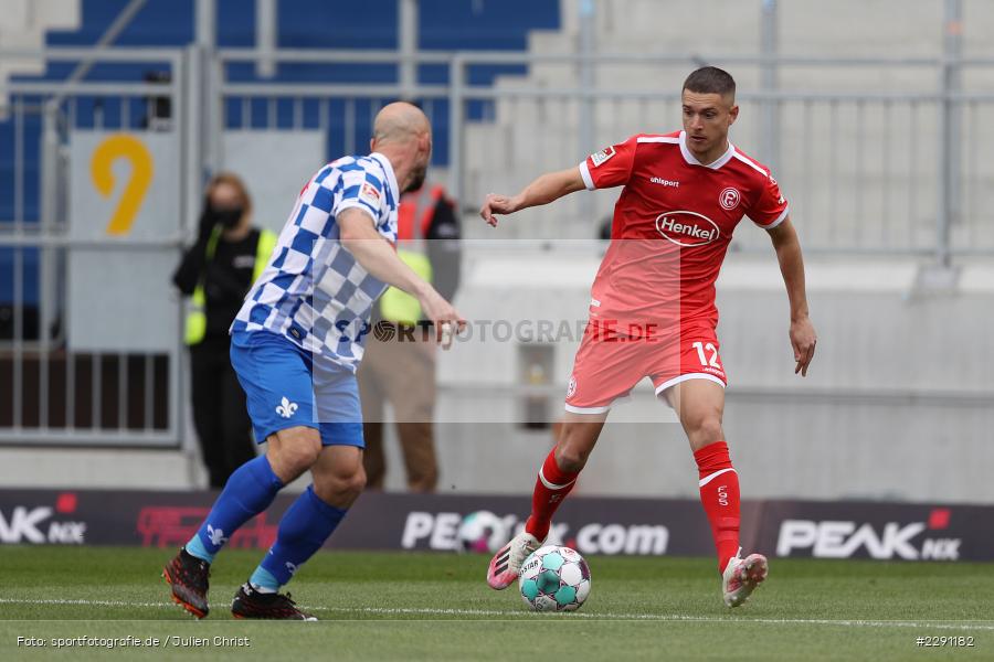 Kristoffer Peterson, Merck-Stadion, Darmstadt, 04.04.2021, DFL, sport, action, Fussball, Deutschland, April 2021, Saison 2020/2021, F95, SVD, Bundesliga, 2. Bundesliga, Fortuna Düsseldorf, SV Darmstadt 98 - Bild-ID: 2291182