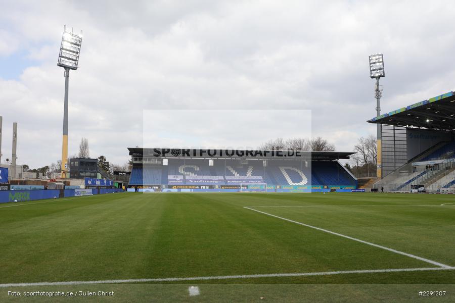 Tribüne, Rasen, Pitch, Stadion, Merck-Stadion, Darmstadt, 04.04.2021, DFL, sport, action, Fussball, Deutschland, April 2021, Saison 2020/2021, F95, SVD, Bundesliga, 2. Bundesliga, Fortuna Düsseldorf, SV Darmstadt 98 - Bild-ID: 2291207 Tribüne, Rasen, Pitch, Stadion, Merck-Stadion, Darmstadt, 04.04.2021, DFL, sport, action, Fussball, Deutschland, April 2021, Saison 2020/2021, F95, SVD, Bundesliga, 2. Bundesliga, Fortuna Düsseldorf, SV Darmstadt 98 - Bild-ID: 2291207