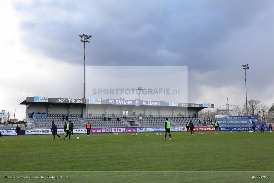 Pitch, Stadion, UBZ-Tribüne, Main-Echo Arena, Alzenau, 06.04.2021, DFB, sport, action, Fussball, Deutschland, April 2021, Saison 2020/2021, FSV, FCB, 4. Liga, Regionalliga, Regionalliga Südwest, FSV Frankfurt, FC Bayern Alzenau - Bild-ID: 2291209