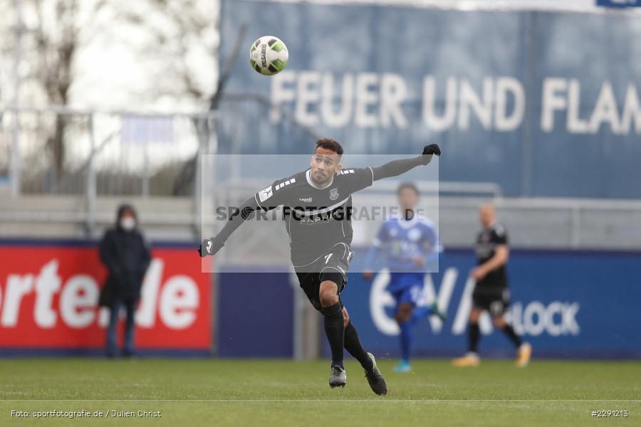 Ahmed Azaouagh, Main-Echo Arena, Alzenau, 06.04.2021, DFB, sport, action, Fussball, Deutschland, April 2021, Saison 2020/2021, FSV, FCB, 4. Liga, Regionalliga, Regionalliga Südwest, FSV Frankfurt, FC Bayern Alzenau - Bild-ID: 2291213 Ahmed Azaouagh, Main-Echo Arena, Alzenau, 06.04.2021, DFB, sport, action, Fussball, Deutschland, April 2021, Saison 2020/2021, FSV, FCB, 4. Liga, Regionalliga, Regionalliga Südwest, FSV Frankfurt, FC Bayern Alzenau - Bild-ID: 2291213